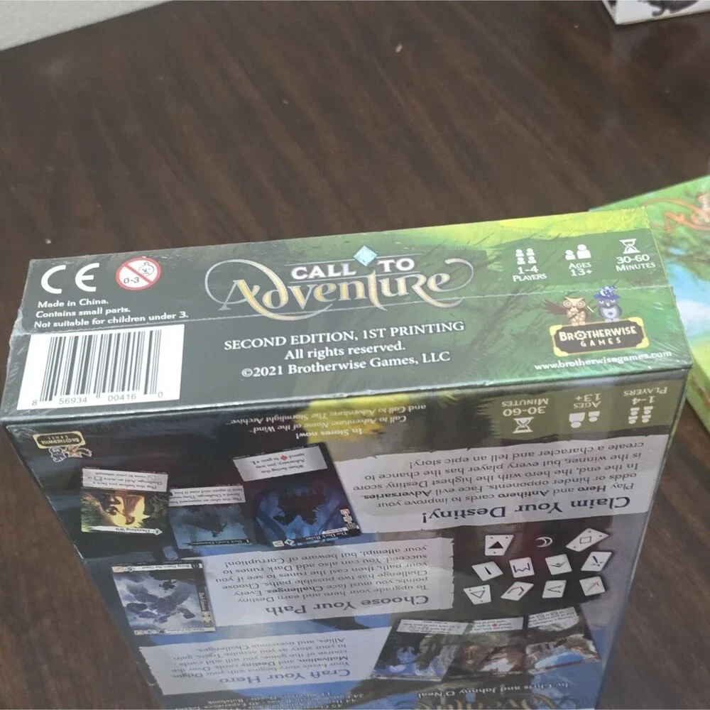 Brotherwise Games Call to Adventure Second Edition Fantasy Board Game 1-4 13+